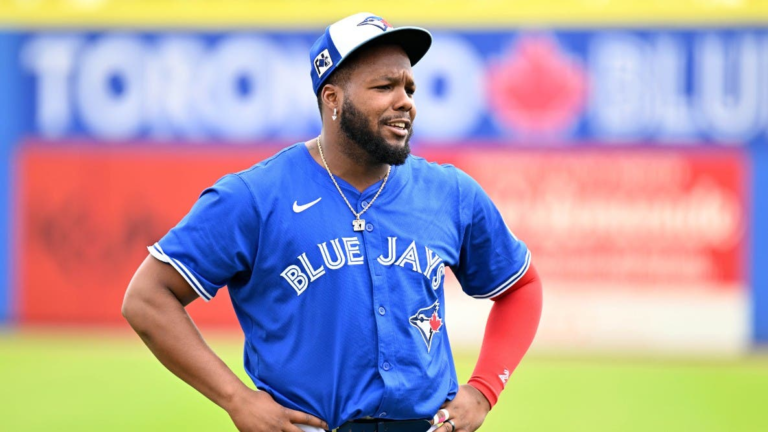 vladimir_guerrero_jr_solo_hands_on_hips_hat_tilited_up_Blue_Jays_spring_training_2025